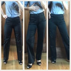 NWOT Yumi Mazao Sailor Waisted Pants